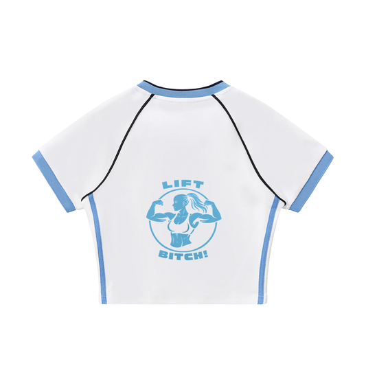 Lift Retro V-Neck T shirt