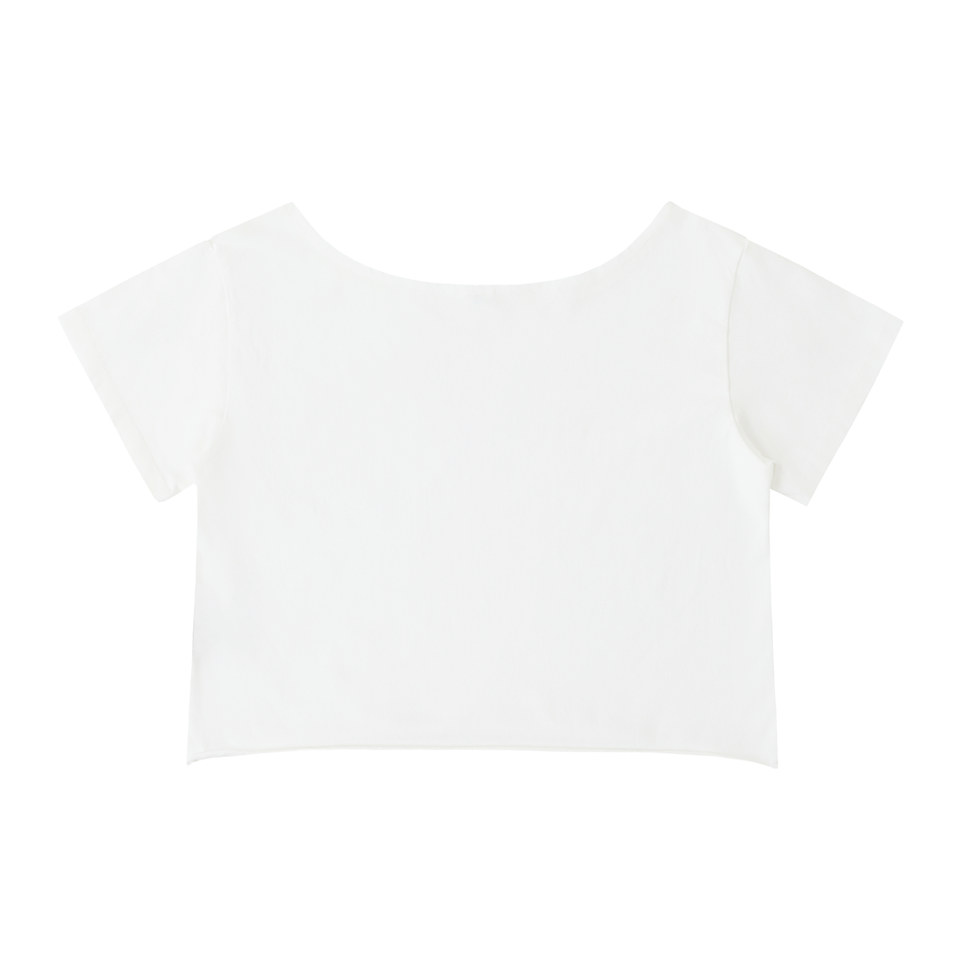 Fit AF | Off-Shoulder Crop Tee | WHITE