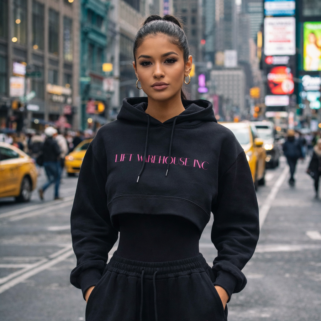 The Warehouse Cropped Hoodie