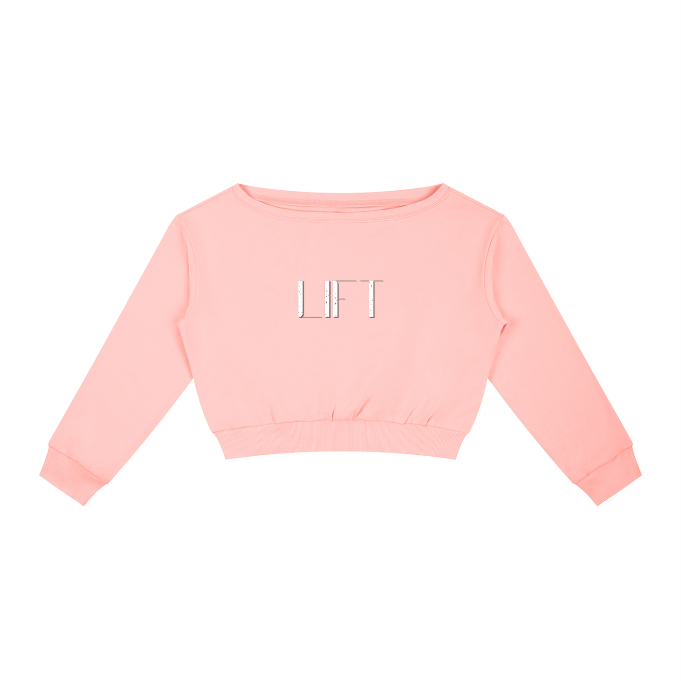 Lift Bitch! Off-Shoulder Sweatshirt