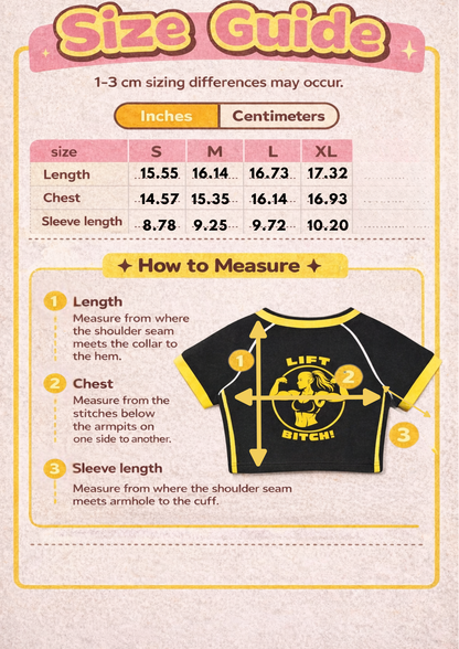 Lift Retro V-Neck Crop T shirt